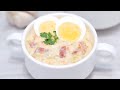 ONE MINUTE RECIPES ~ RESEP / RECIPE / HOW TO MAKE RICE CREAM SOUP