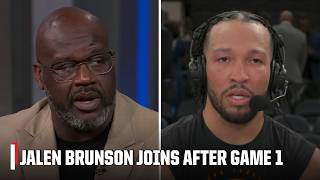 Jalen Brunson can't explain the Knicks' 22-PT comeback to beat the Cavaliers 🤷♂️ | Inside the NBA