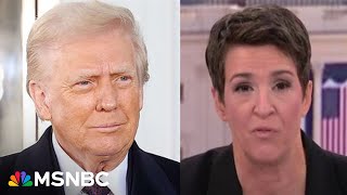 See Rachel Maddow kick off coverage of Trump’s 'very unusual' inauguration