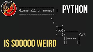 COWSAY - The Weirdest Python Library || Python Tricks