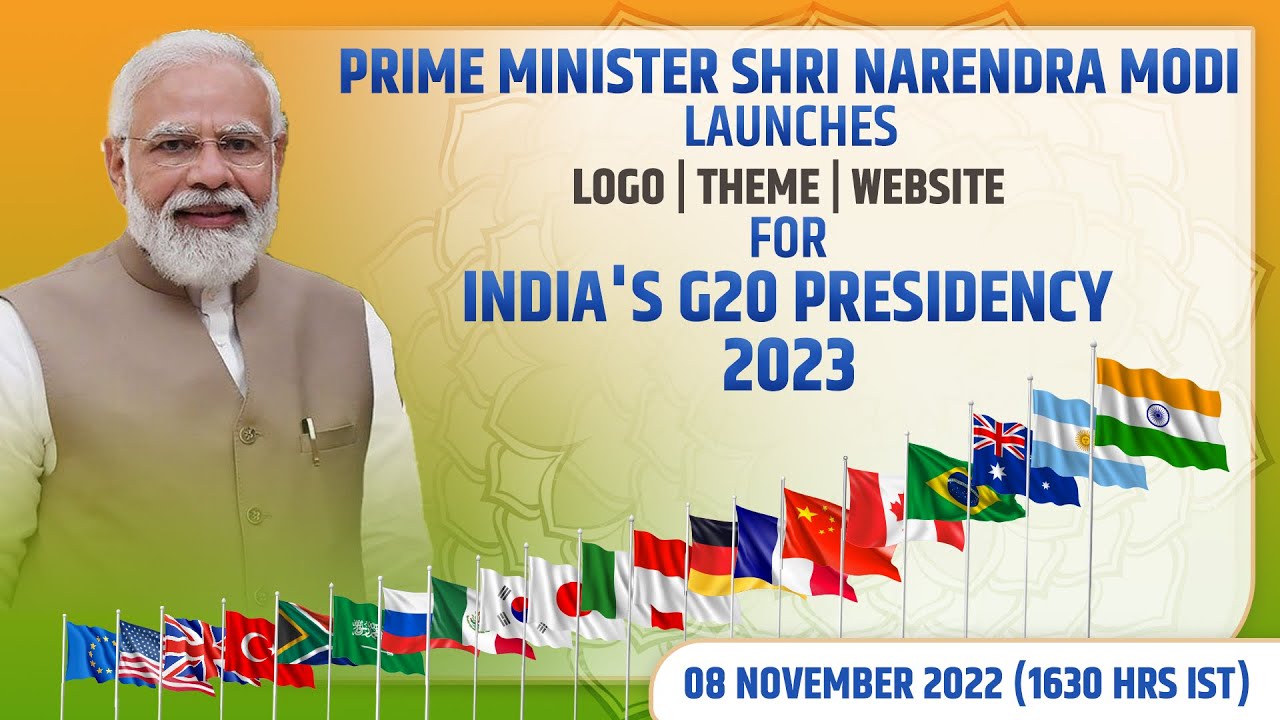 Launch Of The Logo, Theme And Website Of India’s G20 Presidency By ...