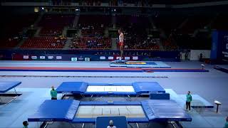 SOEHN Keegan (CAN) M - 2022 Trampoline Worlds, Sofia (BUL) - Q Trampoline Exercise 2