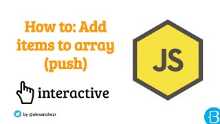 05.4 - How to Add Items to Array - JS Arrays