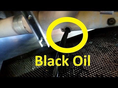 Why is diesel oil so black?