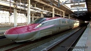 JR東日本 新幹線E6系S12編成(量産先行車) 回送 大宮駅を発車 2013.3