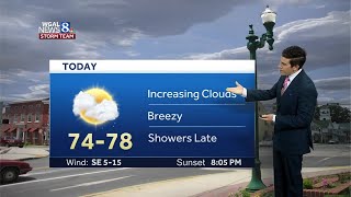 Clouds thicken Friday ahead our next system
