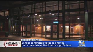 Hopkinton High School First In State To Drop Mask Mandate