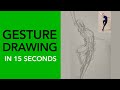 Train your artistic eye with gesture drawing | Drawing Tutorial #shorts