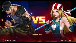 KOF98UMOL - 【リリィ・カーン vs クラークXV Ver  】 Lilly Kane vs Clark XV...