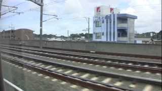 【HD車窓】JR東海道新幹線こだま646号東京行　掛川-静岡2012.08.28