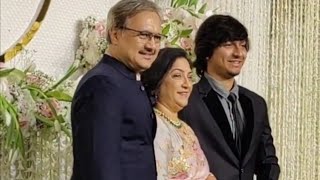 Sunil Barve with Family at Amir Khan Daughter Ira Khan Daughter Wedding Reception