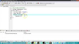C++ string, char, float, and double data type for beginner's tutorial #6