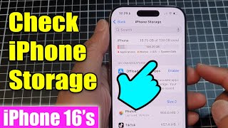 iPhone 16/16 Pro Max: How to Check iPhone Storage