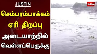 அடையாறு ஆற்றில் வெள்ளப்பெருக்கு | Adyar River | Nivar cyclone | Heavy Rain