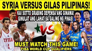 GILAS PILIPINAS vs SYRIA - Grabe Abando Winning Pass to Kai Sotto! FIBA Qualifiers 2k