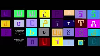 Artistic Alphabet 32 comparison languages (OFFICAL)