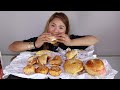 bruegger s bagels mukbang u0026 asmr western brisket smoked salmon skinny zesty eggs farmhouse