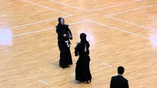 2014 関東学生剣道選手権 ５回戦 早大 越智 vs 国武大 太田