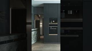 A dark, modern kitchen design that i had recently designed! #decor #decorlife #decortips #cairo