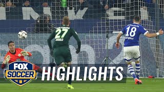 Weston McKennie sets up Daniel Caligiuri for goal vs. VfL Wolfsburg | 2018-19 Bundesliga Highlights