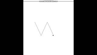 Python Turtle - Draw letter W