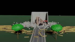 Rigid Body Car Crash Simulation - Blender3D