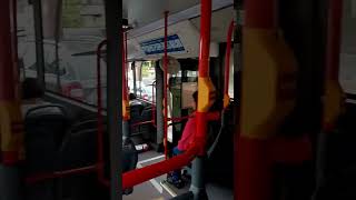 Inside view of the Bus In Finland || Local transport Europe #shorts #viralshorts