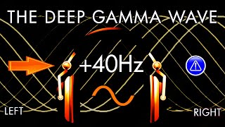 The Deep Gamma Learners Wave - 1hr Pure Binaural Beat Session at ~(40Hz)~ Intervals