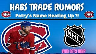 Habs Trade Rumors - Jeff Petry Talks Heating Up