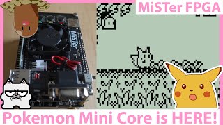 MiSTer FPGA DE10 NANO! Pokemon Mini Core is Here! Nintendo's OTHER Handheld is on FPGA!