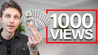 How Much YouTube Pays You For 1,000 Views In 2025