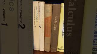 Some Math and Physics Books from my Bookshelf #math #physics