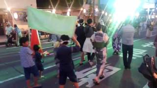 行田浮き城祭り2017/7/30 だんべ踊り 行田うきしろ吹奏楽団連