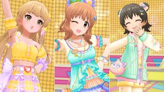 【デレステ縦MV】LET’S GO HAPPY!! / 凸レーション（城ヶ崎莉嘉・諸星きらり・赤城みりあ）限定SSR【SMART LIVE】