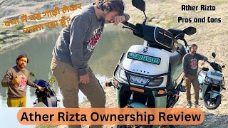 ATHER Rizta Honest Ownership Review 🚴‍♂️ | Real-Life Experience 💬@AtherEnergyElectric