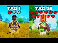 Ich habe 25 Tage Lego Fortnite gespielt!