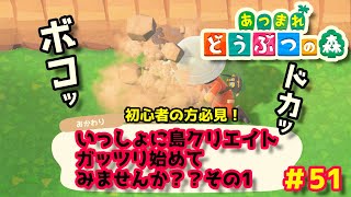 【あつ森】いっしょに島クリエイトガッツリ始めてみませんか？？その1#51【あつまれどうぶつの森】