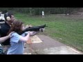 Chick Shoots A HK-51 Bravo Beltfed