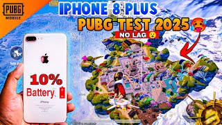 😱 iPhone 8 Plus 10% Battery 🪫 | Pubg Test 2025 No Lag | iPhone 8 Plus Pubg Test 2025