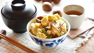 とっても簡単！栗山菜おこわ ~ glutinous rice cooked【料理レシピはParty Kitchen🎉】