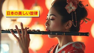 日本の美しい竹笛の調べ 竹笛の音色が奏でる安らぎの時間🌸 | 竹笛の響きに癒されるひととき 心に響く和の旋律 🌿