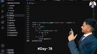 Python program to find out the prime numbers from a list #100daysofcode #codeeveryday