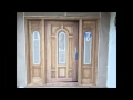 Mahogany Entry Door Refinishing Process