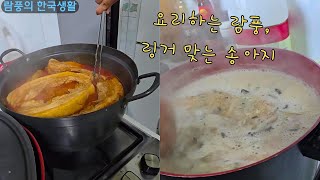 람풍의 한국생활: 링거 맞는 송아지, 요리하는 람풍