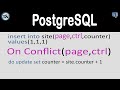 How to perform an upsert (insert or update) operation in PostgreSQL using the INSERT ON CONFLICT.