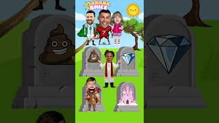 Whose poop grave is it? #cr7 #messi #mrbeast #ishowspeed #shorts #comedy #trending #roblox #football