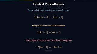 Algebra Masterclass | S02E03: Nested Parentheses