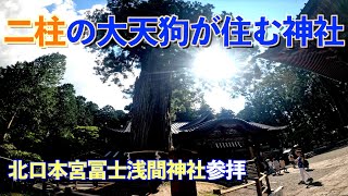 【穴場パワスポ】北口本宮冨士浅間神社には二柱の大天狗が降臨してた