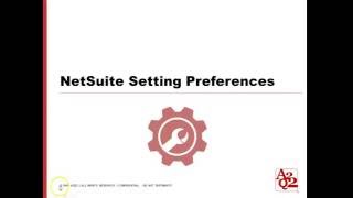 #64 | NetSuite Setting Preferences