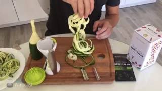 How To Use Zucchini Spiralizer With enviHóme Spiral Slicer